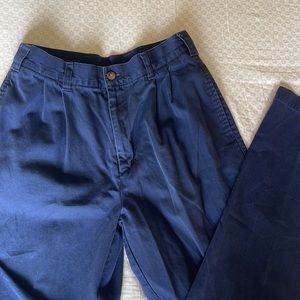 Vintage blue high waisted trousers